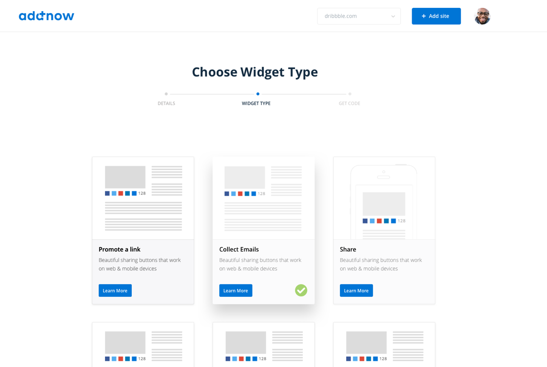 AddNow — Social sharing platform & analytics