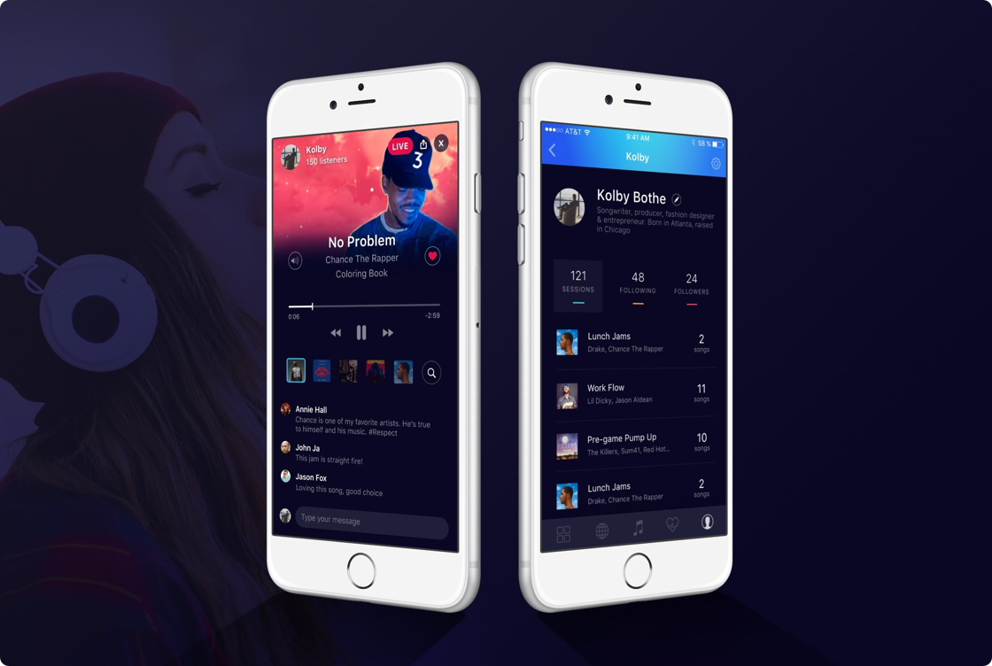EarBuds — Listen to music with friends, live
