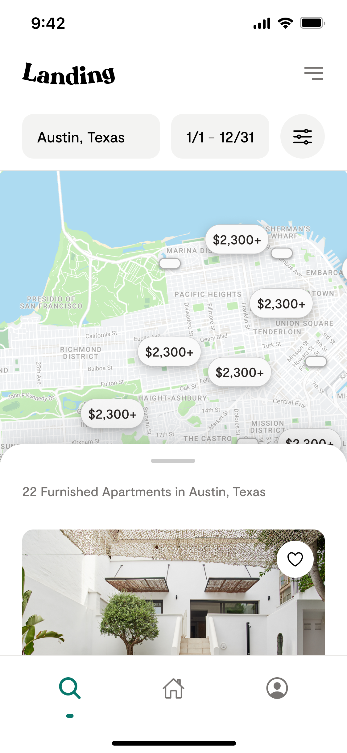 Landing App